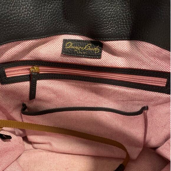 Dooney & Bourke Pebble Grain Leather Large Sack shoulder Purse Hobo bag 0708143 - Picture 9 of 15